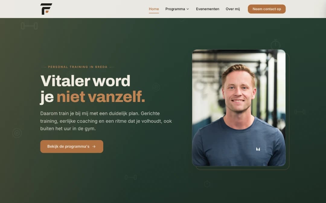 Website laten maken voor Personal training in Breda: Forge Performance